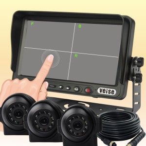7inches Touch Screen Quad Monitor Camera System (DF-767C05103)